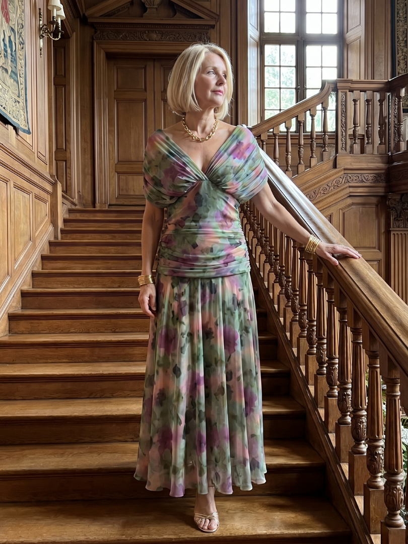 Evelina™ | Robe Maxi Élégante À Effet Ventre Plat