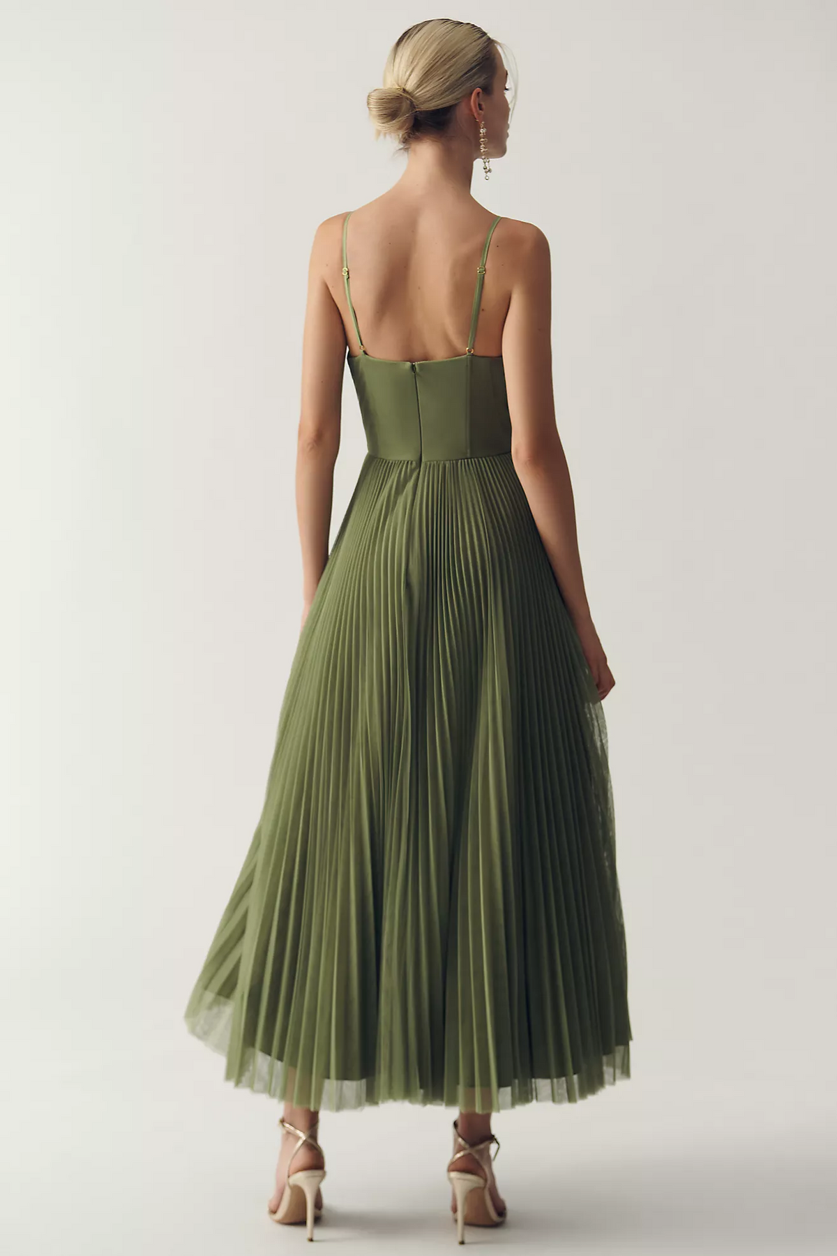 Margaux™ | Robe maxi plissée qui camoufle le ventre élégante