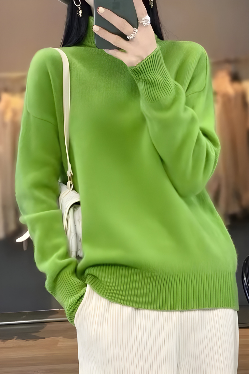 Elyn™ | Pull Col Roulé Tricoté