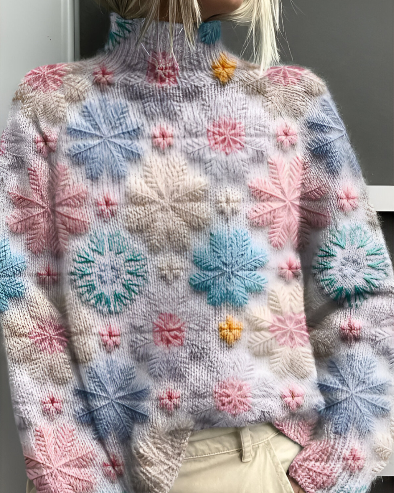Edda™ | Pull Graphique Décontracté Tricoté