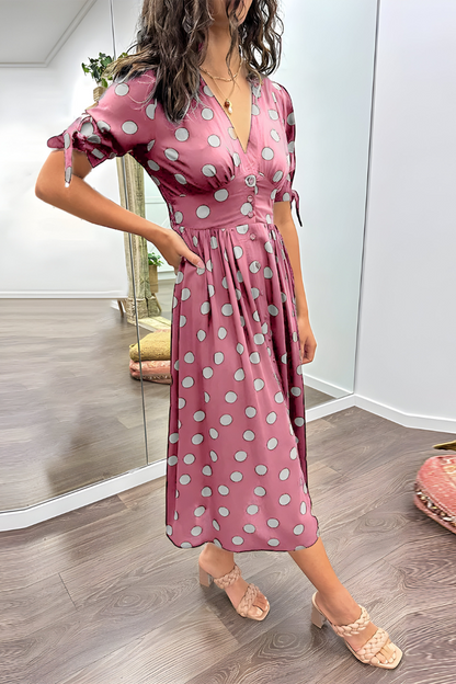 Noria™ | Robe à pois élégante