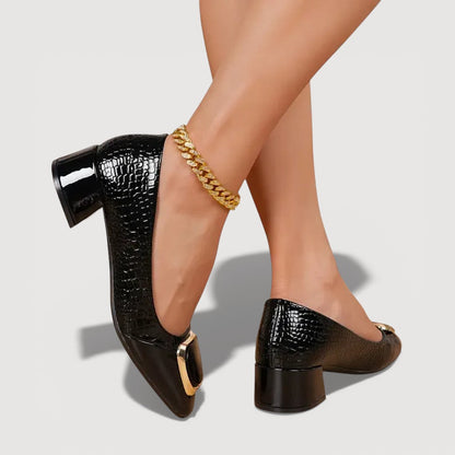 Vika™ | Talons en Cuir Orthopédiques Confortables et Élégants