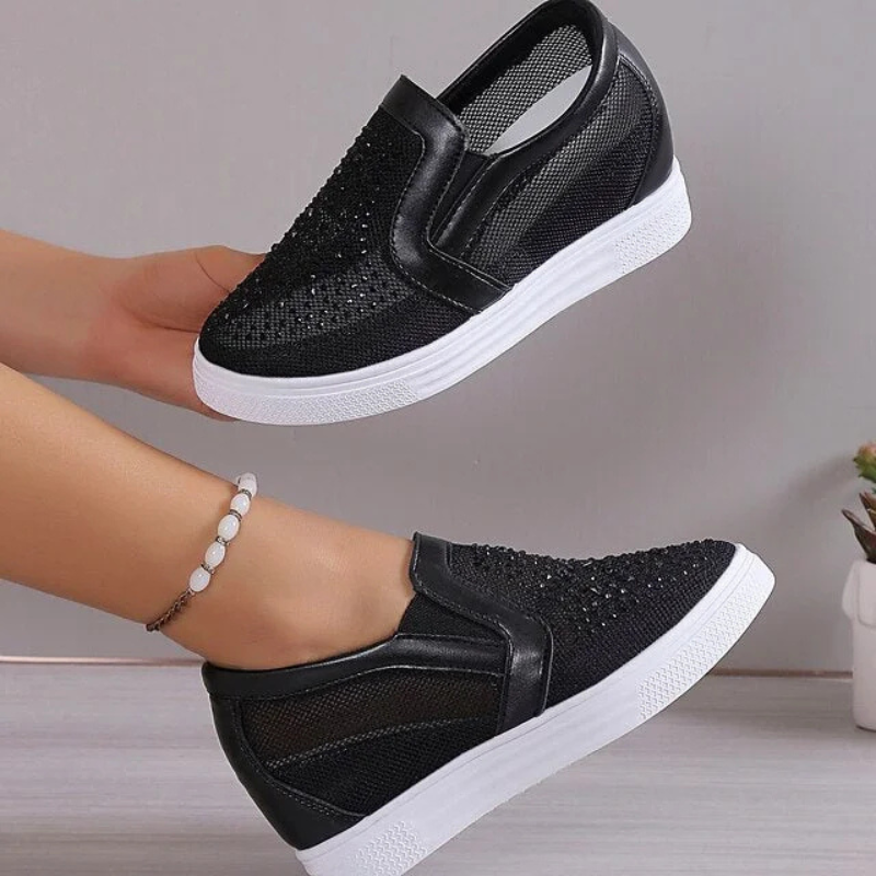Nadja™ | Baskets Cristallines à la Mode pour Femmes