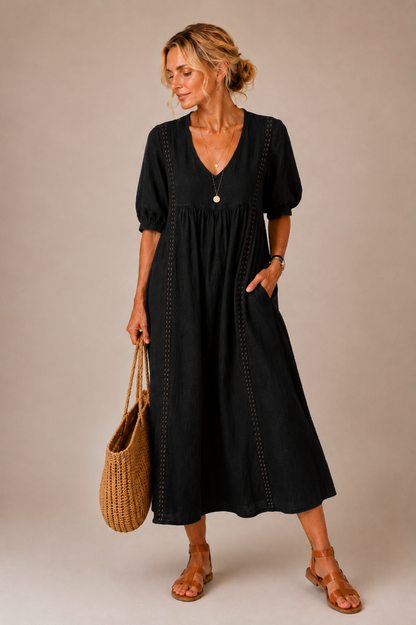 Isabelle™ | Robe Gainante avec Bouton