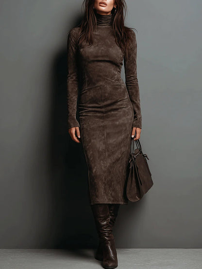 Naya™ | Élégante Robe Midi Ajustée