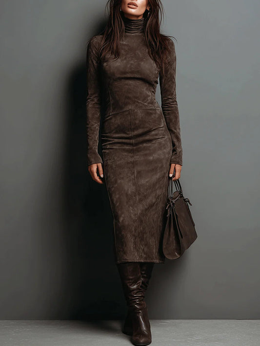 Naya™ | Élégante Robe Midi Ajustée