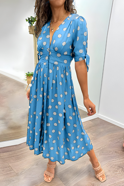 Noria™ | Robe à pois élégante