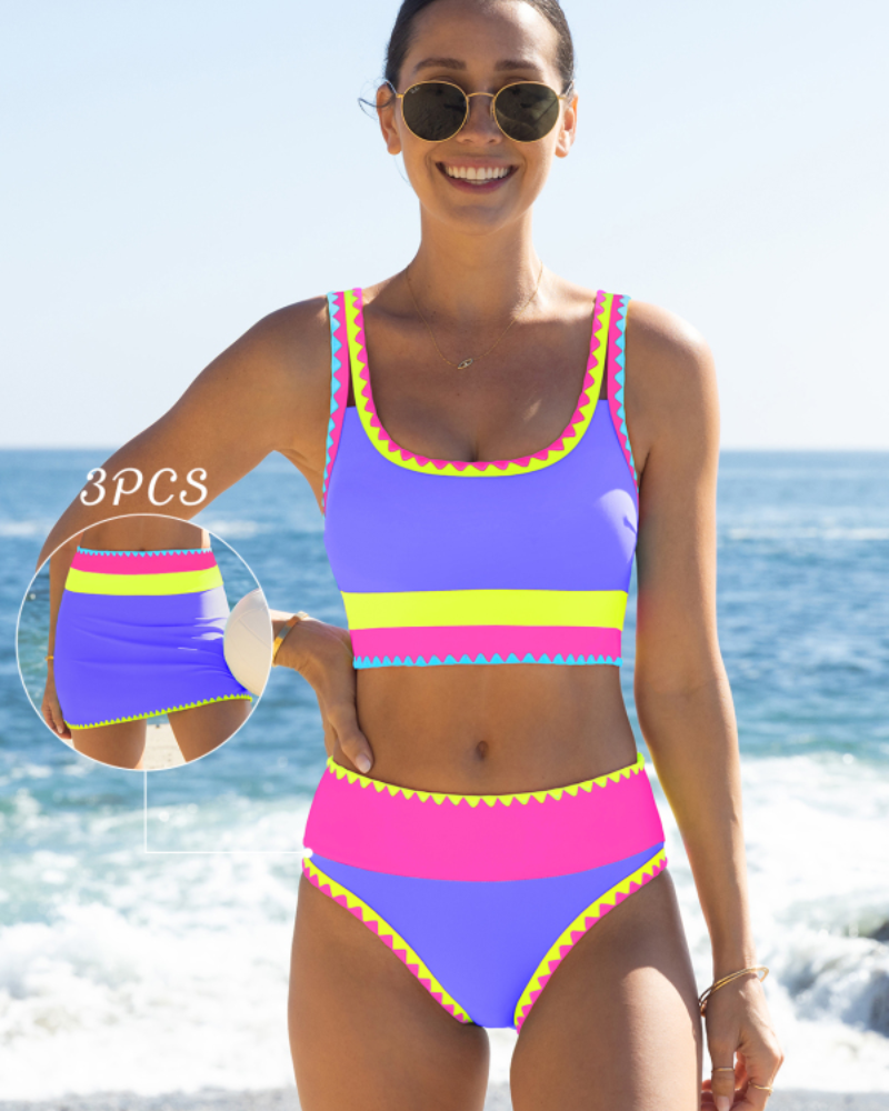 Kiki™ | Bikini contrôle du ventre 3 pièces