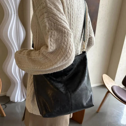 Charme Vintage de Chelsey | Sac à Bandoulière en Cuir Vegan