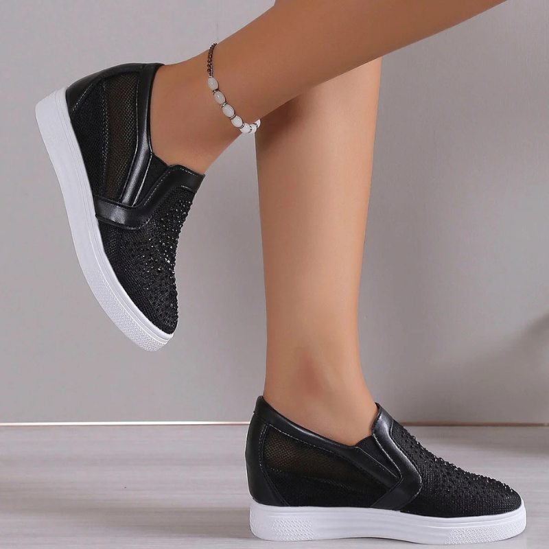 Nadja™ | Baskets Cristallines à la Mode pour Femmes