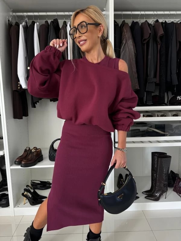 Maren™ | Ensemble élégant en tricot à deux pièces