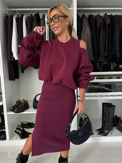 Maren™ | Ensemble élégant en tricot à deux pièces
