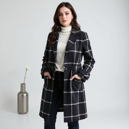 Miri™ | Manteau Long Style Motif