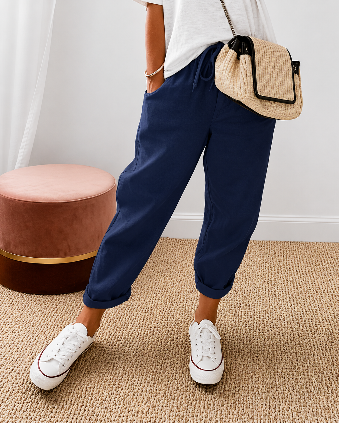 Linae™ | Pantalon Décontracté Ample