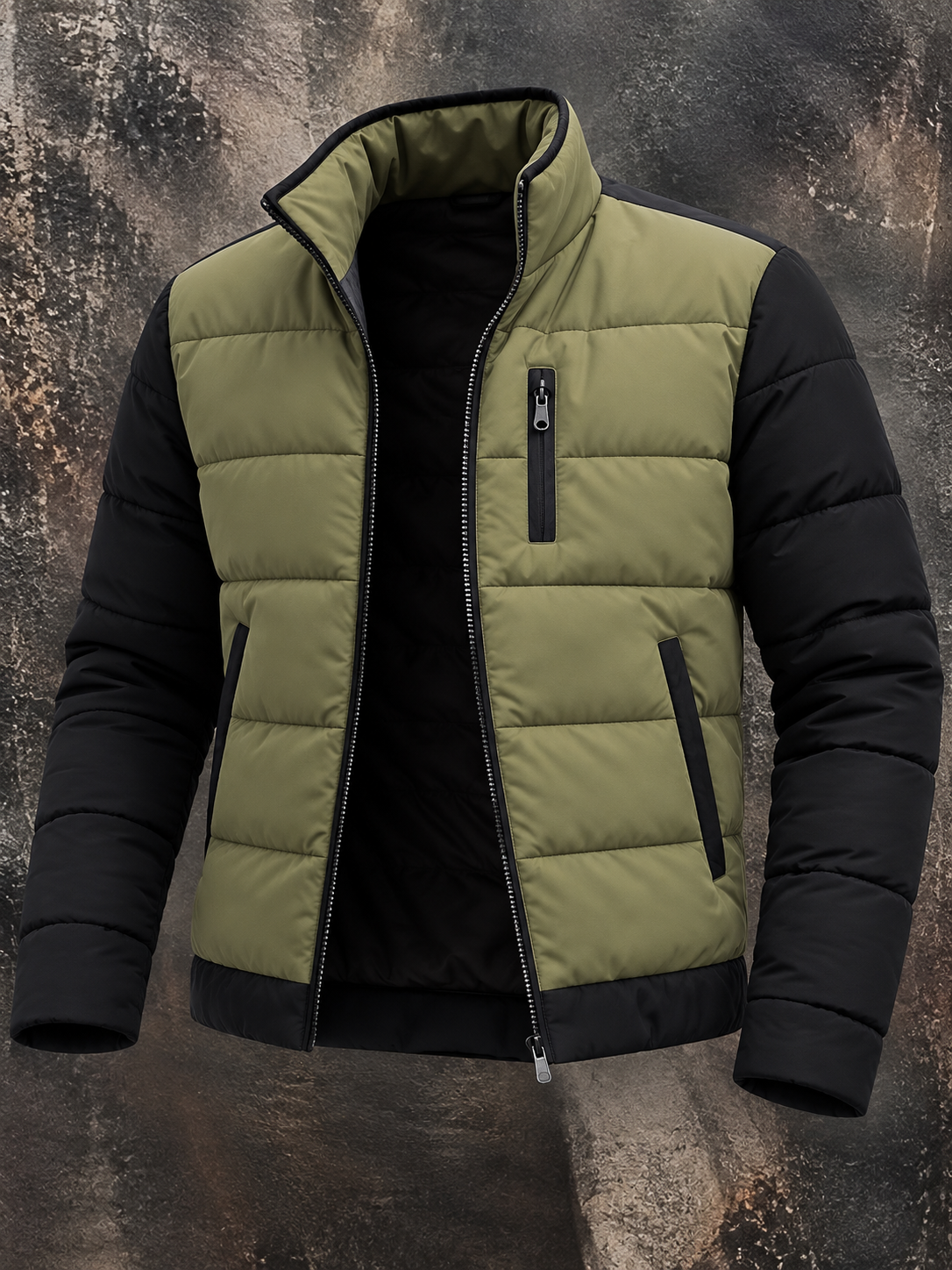 Julien™ | Veste matelassée chaude avec fermeture éclair