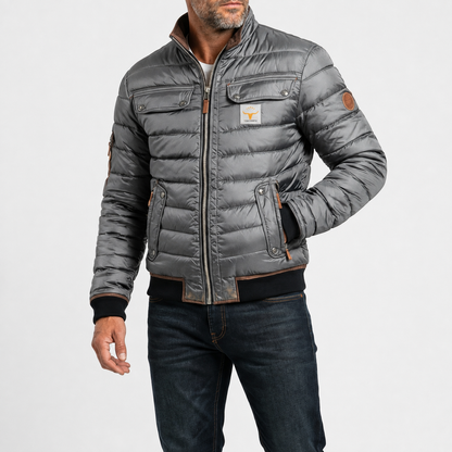 Lucas™ | Veste mi-saison matelassée vintage 3