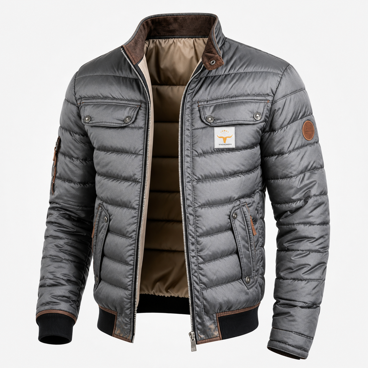 Lucas™ | Veste mi-saison matelassée vintage 4