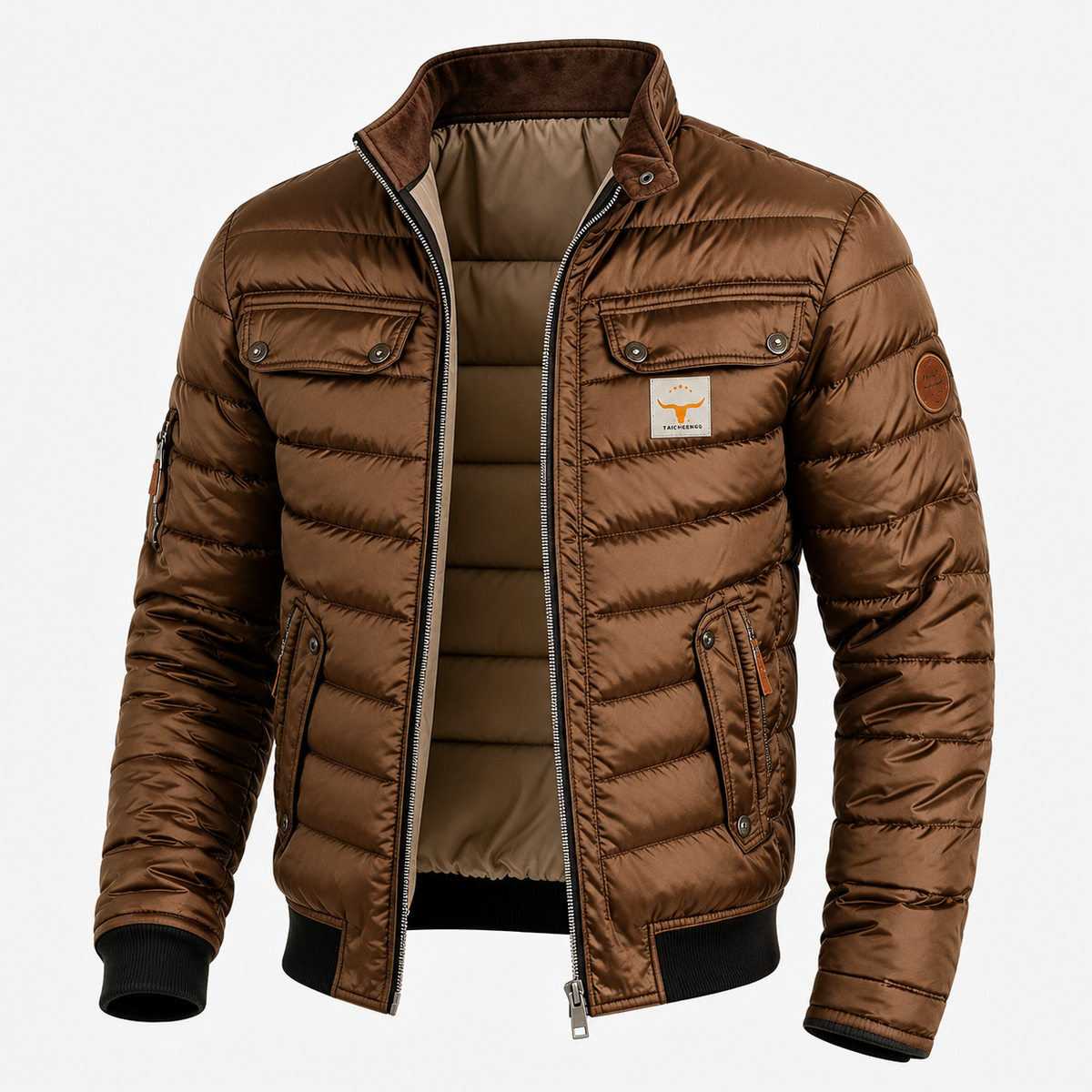 Lucas™ | Veste mi-saison matelassée vintage 6