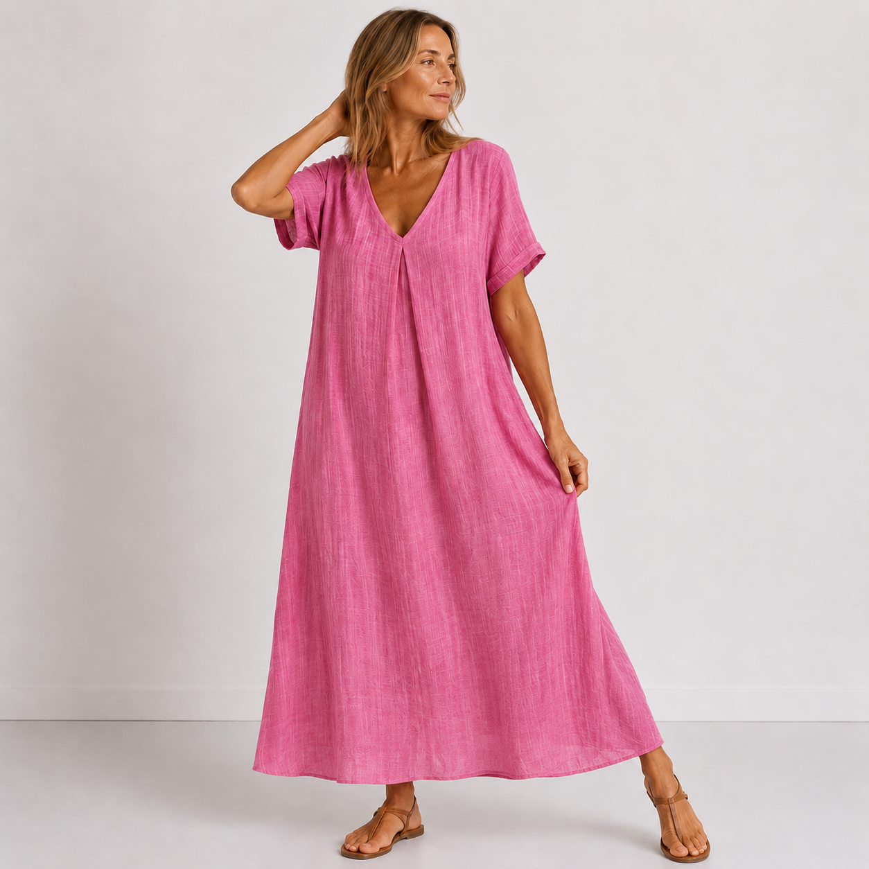 Violet™ | Robe Longue Fluide