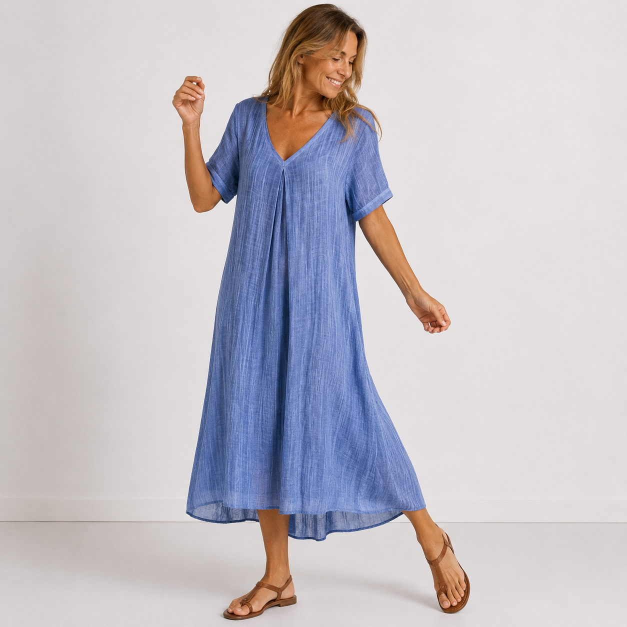 Violet™ | Robe Longue Fluide