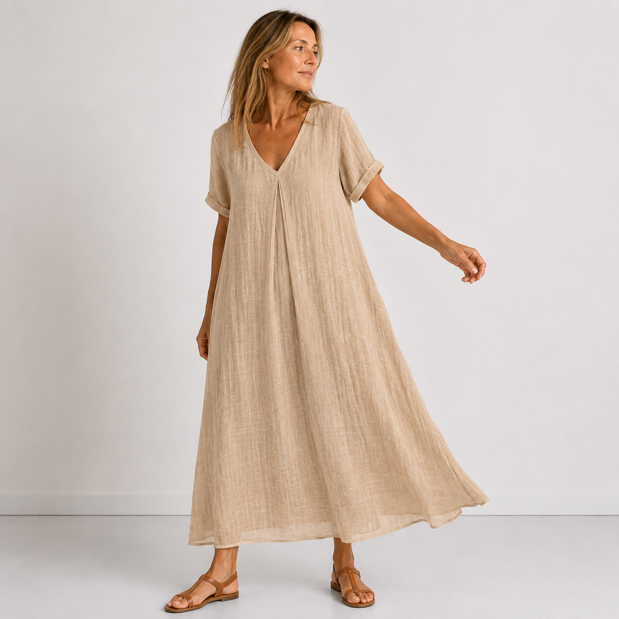 Violet™ | Robe Longue Fluide