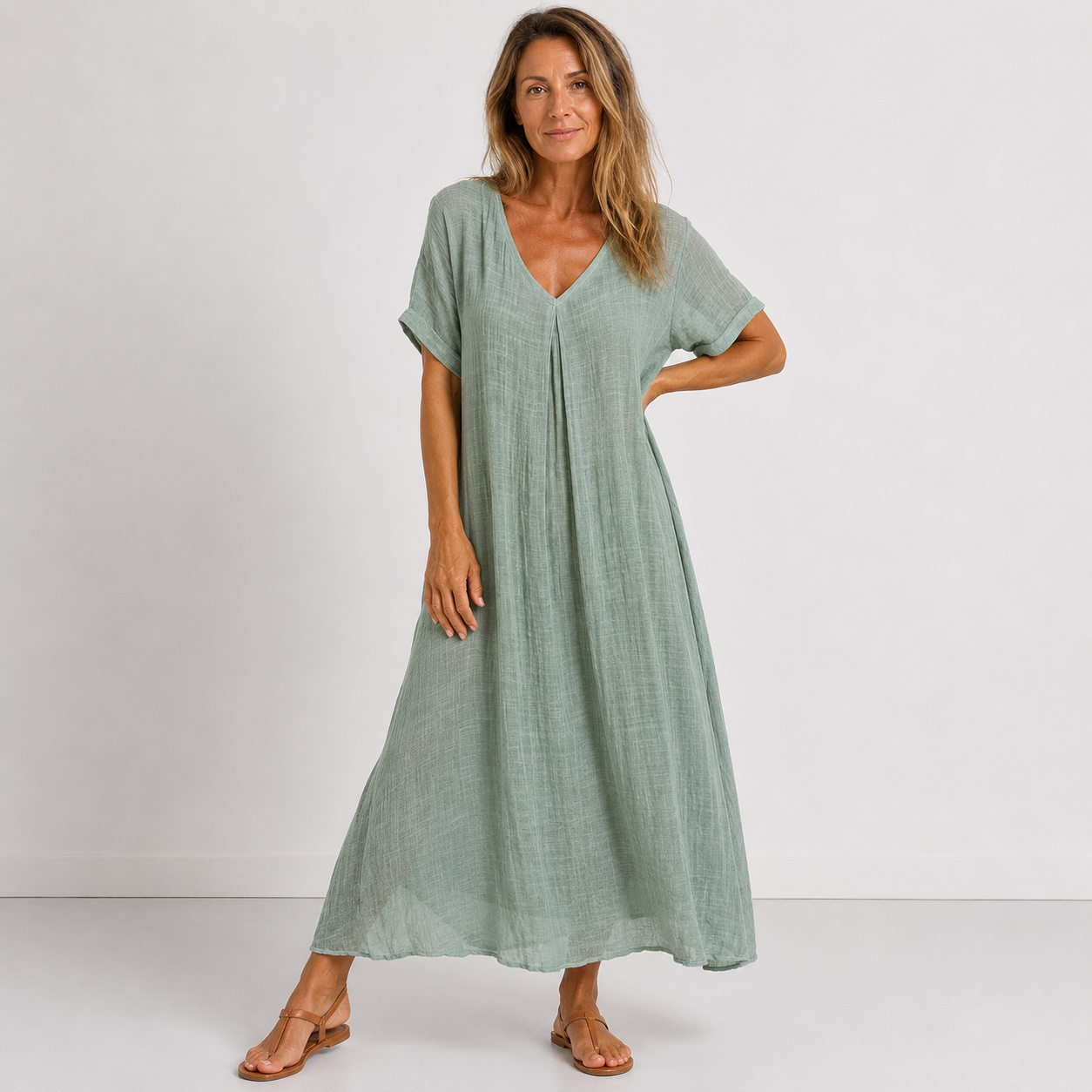 Violet™ | Robe Longue Fluide