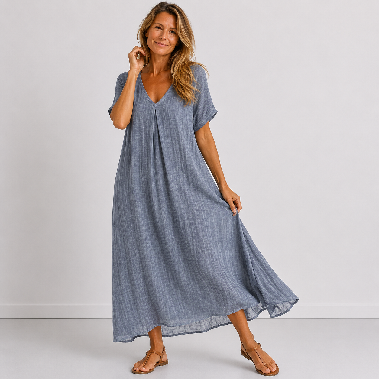 Violet™ | Robe Longue Fluide