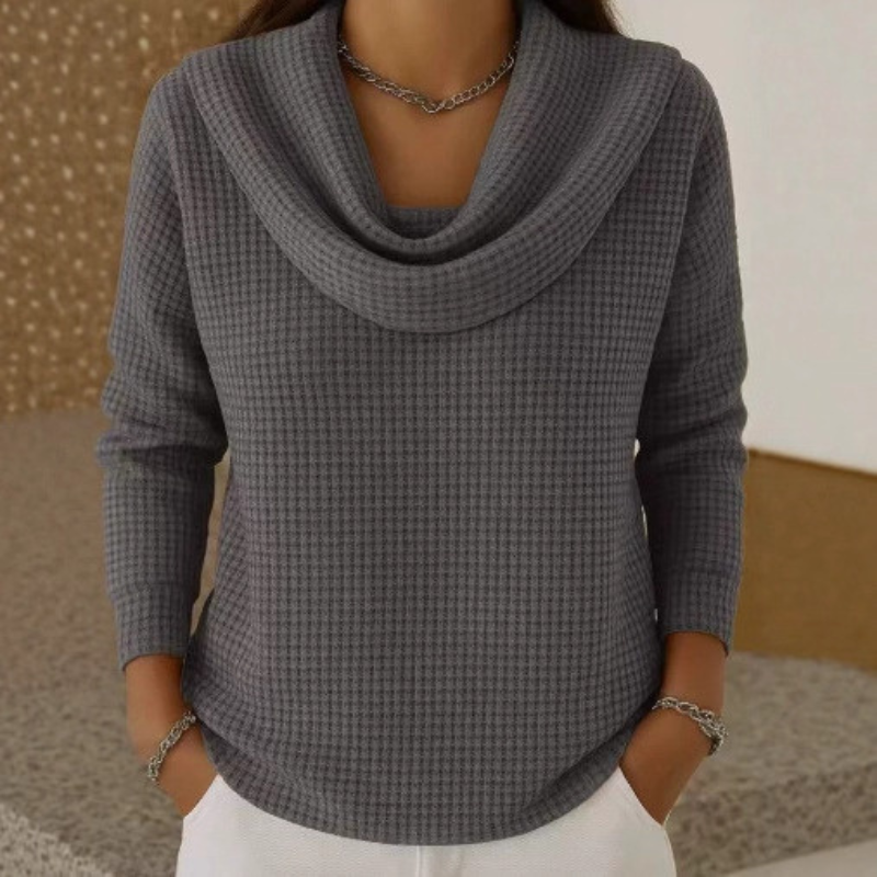 Neri™ | Pull Tricot Waffle Doux