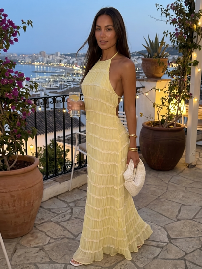 Angela™ | Robe maxi d’été élégante qui camoufle le ventre