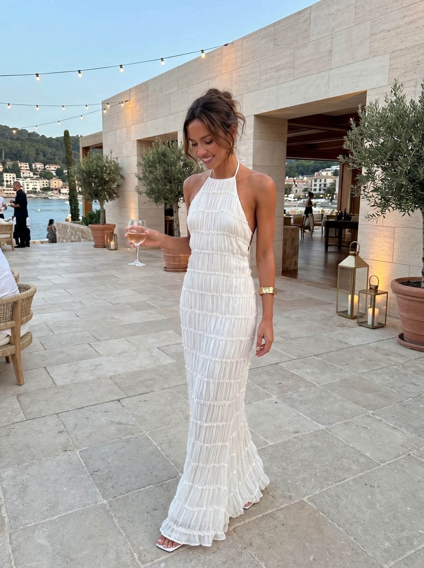 Angela™ | Robe maxi d’été élégante qui camoufle le ventre