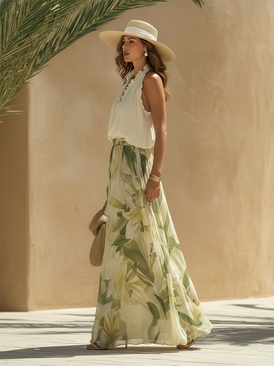 Sena™ | Ensemble Maxi Fleurs Élégant