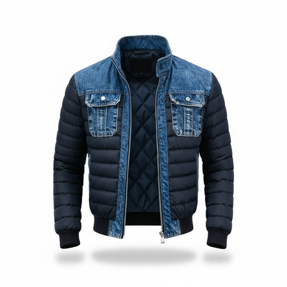 Jori™ | Veste Matelassée en Denim Élégante