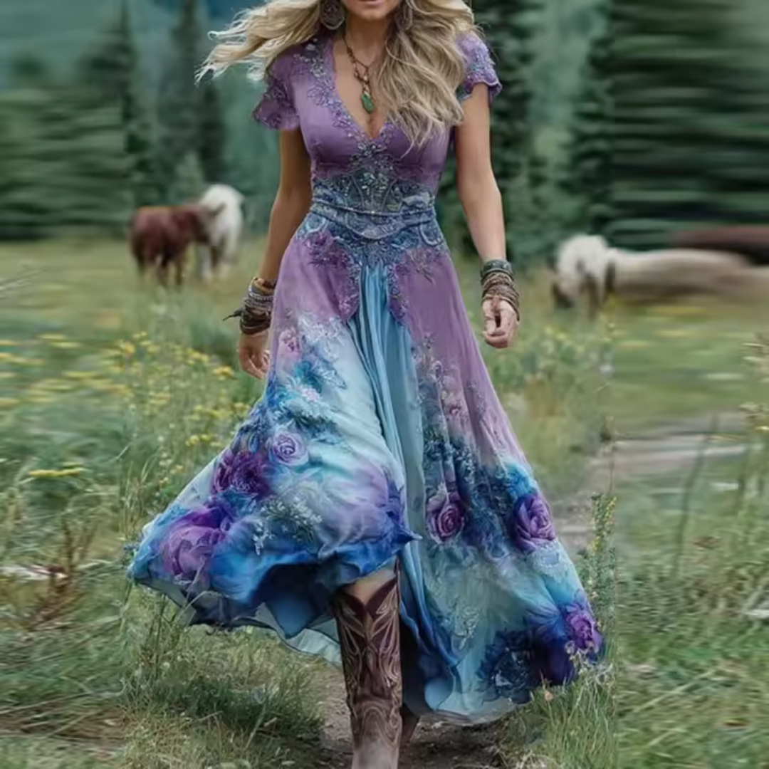 Noraya™ | Robe boho inspirée du vintage élégante