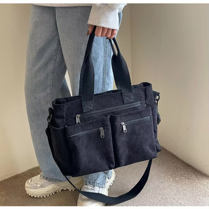 Urban | Sac Bandoulière En Velours Côtelé