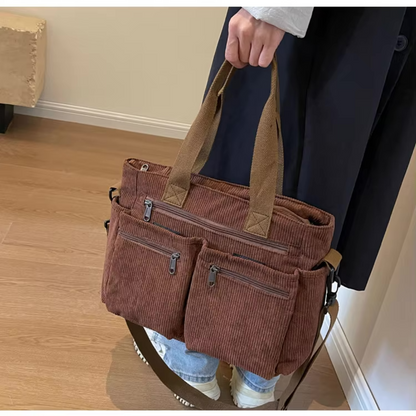 Urban | Sac Bandoulière En Velours Côtelé