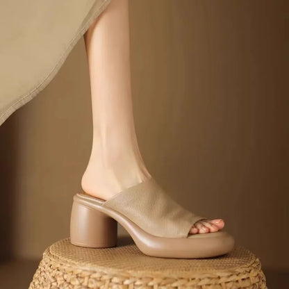 Evie™ | Chaussons Orthopédiques Confortables avec Talon
