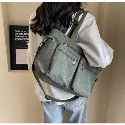 Urban | Sac Bandoulière En Velours Côtelé