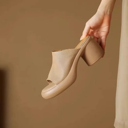 Evie™ | Chaussons Orthopédiques Confortables avec Talon