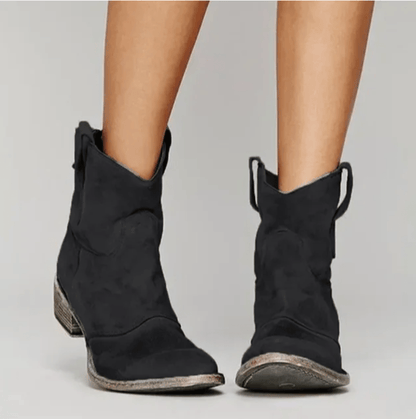 Céline™ | Bottes en suède orthopédiques avec talon soutien