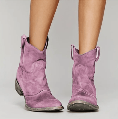Céline™ | Bottes en suède orthopédiques avec talon soutien