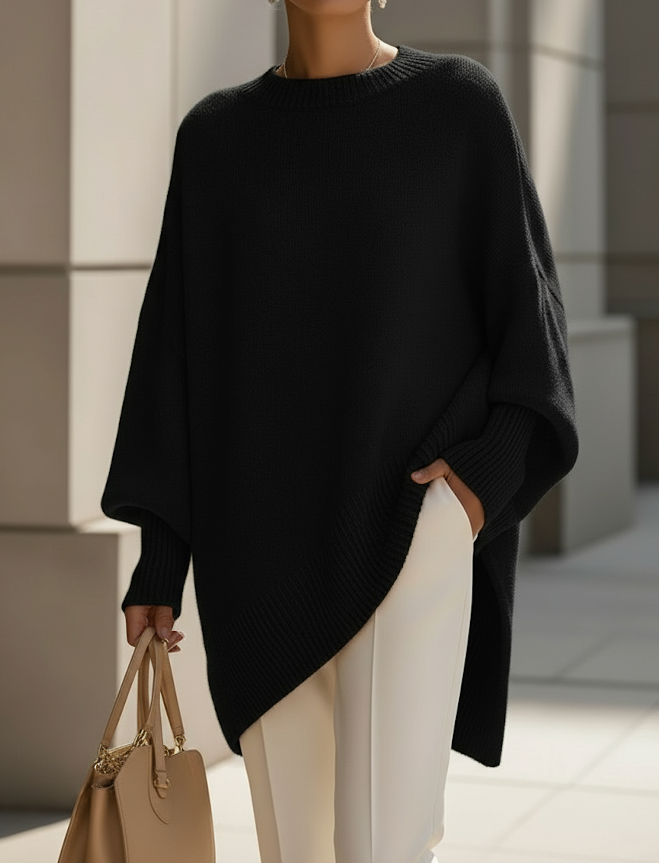 Rania™ | Pull Tricoté Élégant Oversize