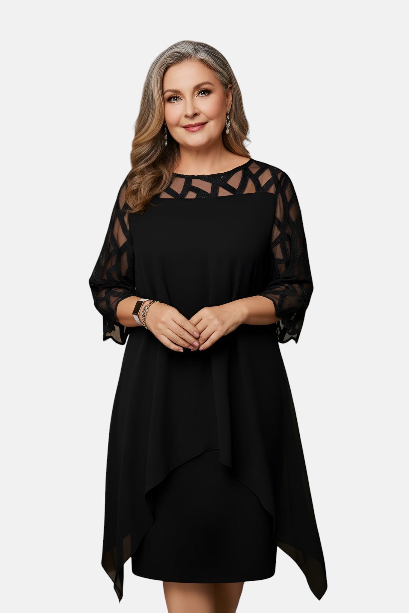Elara™ | Robe Midi Élégante et Confortable