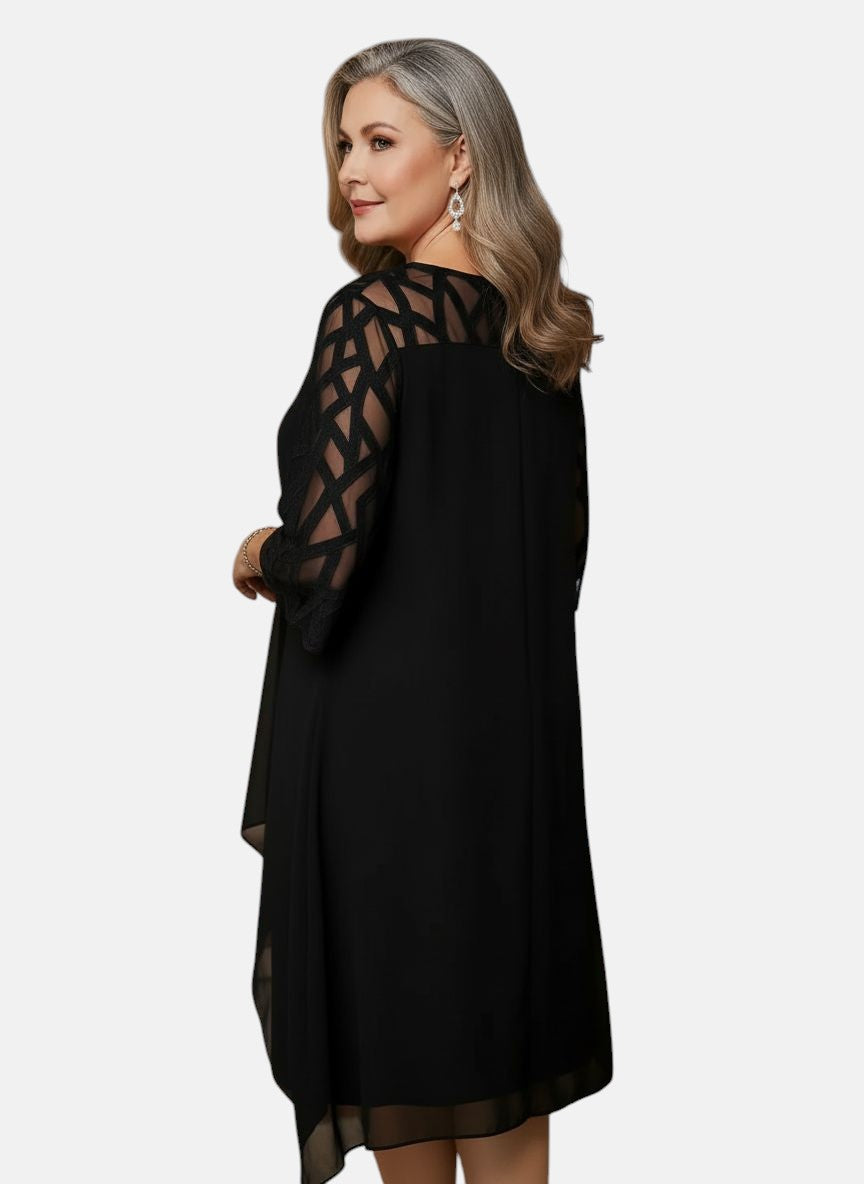 Elara™ | Robe Midi Élégante et Confortable
