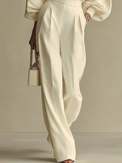 Elya™ | Pull & Pantalon Chic Moderne