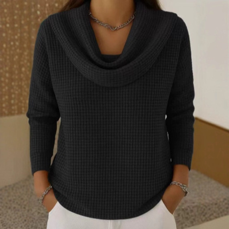 Neri™ | Pull Tricot Waffle Doux