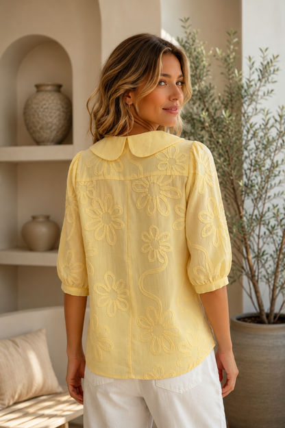 Verae™ | Blouse Fleurie Élégante