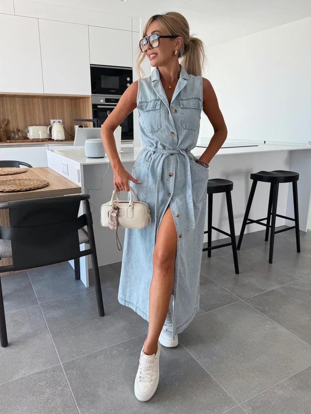 Lois™ | Robe Maxi en Jean