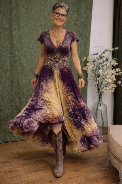 Ingrid™ | Robe boho inspirée du vintage élégante