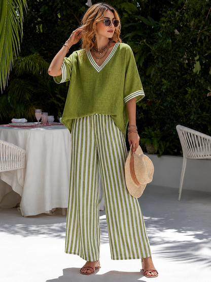 Alira™ | Ensemble Deux Pièces Rayé