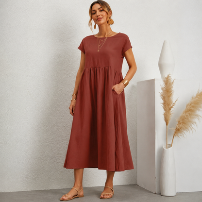 Delphine™ | Robe Maxi Gainante Avec Poches